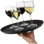 Bandeja de Garçom Antiaderente 36Cm Plástico - Ke Home 