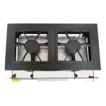 Fogão Industrial 2 Bocas Alta Pressão P8 G40x40 Luxo - MR Fogões