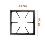Fogão Industrial 4 Bocas Duplos Baixa Pressão P7 G30x30 Tradicional - MR Fogões