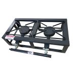 Fogão Industrial De Mesa 2 Bocas Baixa Pressão P3,5 G20x20 - MR Fogões