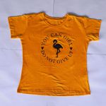 T-Shirt Estampada - Amarelo