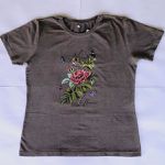 T-Shirt Estampada - Cinza