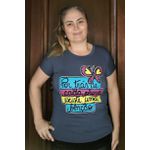 T-SHIRT VISCOSE ESTAMPADA FLOCADA CINZA
