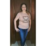 T-SHIRT VISCOSE MARRON