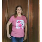 T-SHIRT VISCOSE ROSA