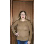 BASICA FEMININA POLIESTER CREME