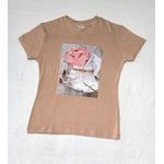 T-SHIRT VISCOSE MARRON