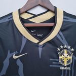 Camiseta Seleção Brasileira Preta - Copa 2022 - Feminina