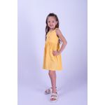 VESTIDO BOTAO- AMARELO 