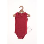 BODY REGATA CANELADA UNISSEX - VERMELHO 