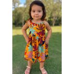 VESTIDO ESTAMPADO - FLORAL TUCANO