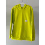 BLUSA MOLETINHO COM CAPUZ - AMARELO NEON