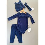 CONJUNTO CALÇA E BODY - AZUL MARINHO