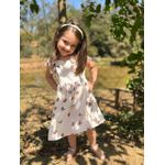 VESTIDO - BRANCO COM BORBOLETAS 