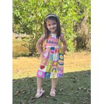 VESTIDO - BRANCO COM BORBOLETAS 