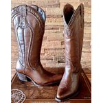 Bota Fem Tucson Couro Firenze Café 