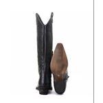 Bota Feminina Texana Tucson - Couro Croco Preto 