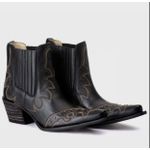 Bota Feminina Tucson - Couro Preto