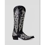 Bota Feminina Texana - Couro Preto 