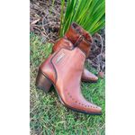 Bota Feminina Tucson - Couro Euro Wisky - Solado P51 Liso