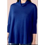 BLUSA AMPLA TRICOT - MARINHO