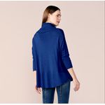 BLUSA AMPLA TRICOT - MARINHO