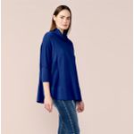 BLUSA AMPLA TRICOT - MARINHO