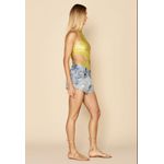 SHORT JEANS BÁSICO BARRA DOBRADA - JEANS CLARO