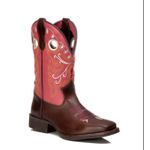 Bota Infantil Tucson - Couro Firenze Café Com Pink - Solado Tucson Kids