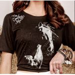 T-SHIRT FACE HORSE PREMIUM MOON HORSE