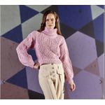 BLUSA GOLA ALTA TRICOT CROPPED - FLAMBÉ