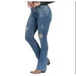 CALÇA FEMININA BUPHALLOS BOOTCUT RASGADA 