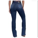 CALÇA JEANS FEMININA BUPHALLOS FLARE BORDADO