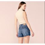 SHORT SAIA JEANS RECORTES -JEANS