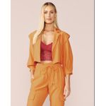 JAQUETA CROPPED - LARANJA