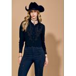 CAMISA CROPPED STAR BLACK MOONHORSE