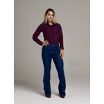 Calça Jeans Feminina Country BootCut Amaciado