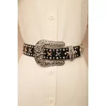 Cinto Country Tachinhas E Pedraria Bicolor