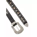 Cinto Country Tachinhas E Pedraria Bicolor