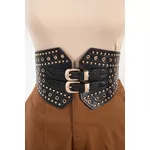 Cinto Elástico Largo Com Apliques