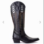 BOTA FEMININA TEXANA TUCSON - COURO PRETO