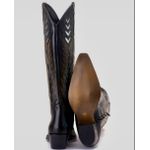 BOTA FEMININA TEXANA TUCSON - COURO PRETO