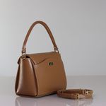 Bolsa Dani Caramelo | Couro Legítimo