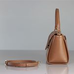 Bolsa Dani Caramelo | Couro Legítimo