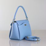 Bolsa Dani Azul Celeste | Couro Legítimo