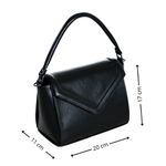 Bolsa Dani Marsala - Metal Grafite | Couro Legítimo