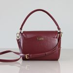 Bolsa Dani Marsala - Metal Ouro | Couro Legítimo