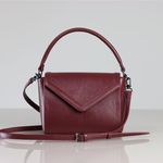 Bolsa Dani Marsala - Metal Grafite | Couro Legítimo