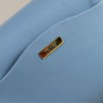 Bolsa Dani Azul Celeste | Couro Legítimo