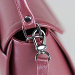 Bolsa Dani Marsala - Metal Grafite | Couro Legítimo